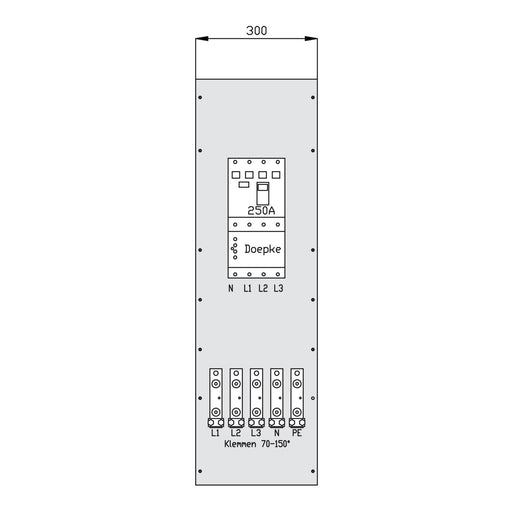 Walther Werke - Baustromverteiler Wechselmodul 86030014 LS,RCD-Steuereinheit