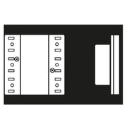 Jung - Bussystem-Tastsensor Tastsensor-Erweiter.modul LS 5093 TSEM Universal, 3fach − 1 Stück