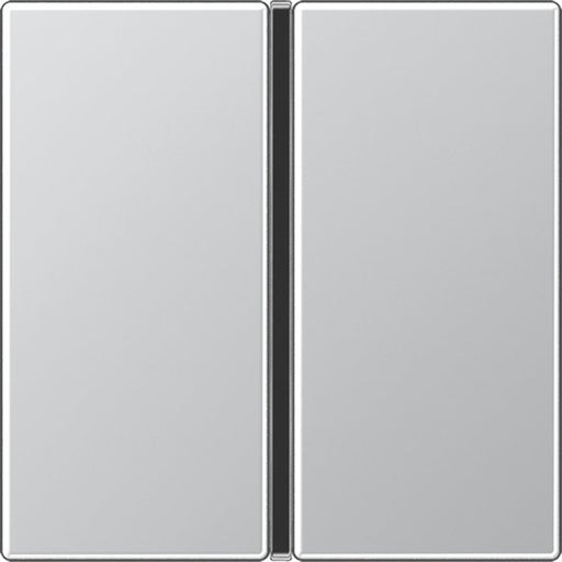 Jung - Abdeckung/Bedienelement für Installationsschalterprogramme Tastensatz 1-fach alu A 401 TSA AL komplett − 1 Stück