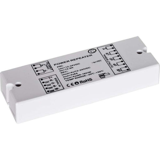 EVN Lichttechnik - Steuergerät für Leuchten Power-Repeater PR12/24-4X8A 12V / 24V DC