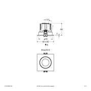 EVN Lichttechnik - Downlight/Strahler/Flutlicht LED-Einbauleuchte modular F11RXXXM0627L24D Konfigurationstype
