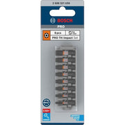 Bosch - Bit-Set PRO TH Impact Bit-Set, 2608521U56VE(8) 25 mm, 8-tlg − 5 Packung