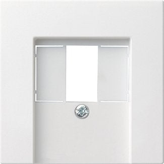 Gira - Einsatz/Abdeckung für Kommunikationstechnik Zentralabdeckung rws-gl 027603 f.TAE-Anschlußdose