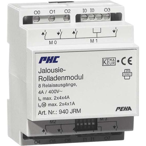 Peha - Bussystem-Jalousieaktor Rollladen/Jalousiemodul D 940 JRM Relaisausgänge 4A