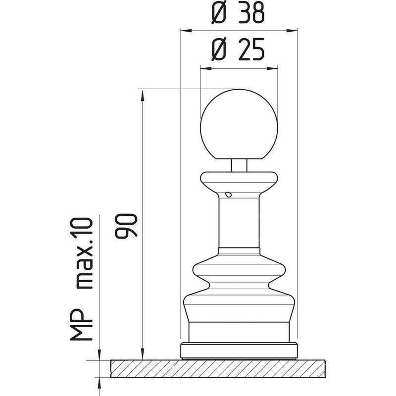 Schmersal - Installationsschalter Kreuzschalter WKSC321