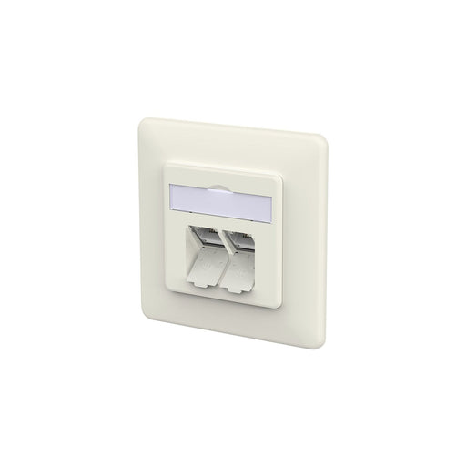 Metz Connect - Kommunikationsanschlussdose Kupfer RJ45 Anschlussdose LSA++ 130E381002-I reinweiß
