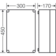 Hensel - Leergehäuse Mi 0301 275x425x146mm