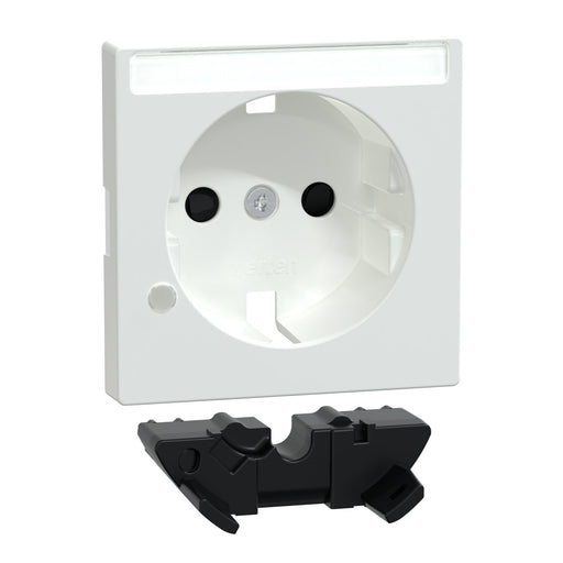 Merten - Steckdose Zentralplatte aws/gl MEG2335-0325 f.Steckdose ÜS