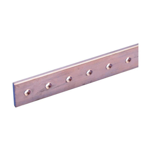 Erico - Sammelschiene Kupferschiene TCB25X4-1M m.Gewindebohrungen − 4 Stück