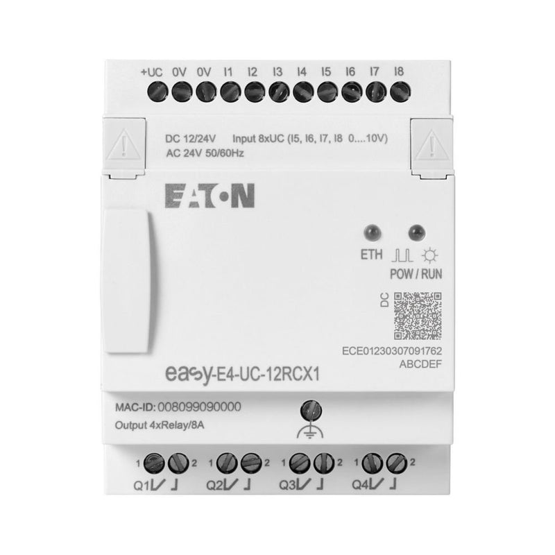 Eaton - Logikmodul Steuerrelais EASY-E4-UC-12RCX1 12/24VDC,24VAC