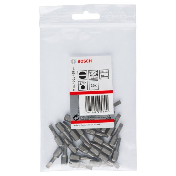 Bosch - Bit Schrauberbit Extra-Hart S 2607001458 0,5 x 4,0 25 mm