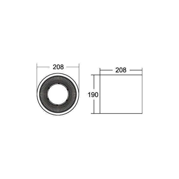 Brumberg Leuchten - Decken-/Wandleuchte LED-Anbaudownlight 42614174DA 4000K