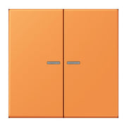 Jung - Abdeckung/Bedienelement für Installationsschalterprogramme Wippe mit Lichtleiter LC 102 KO5 225 orange clair
