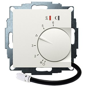 Eberle Controls - Raumthermostat/Uhrenthermostat UP-Raumregler 10-40CAC230V UTE2800-F-RAL9010M55 16A, 1 Schließer