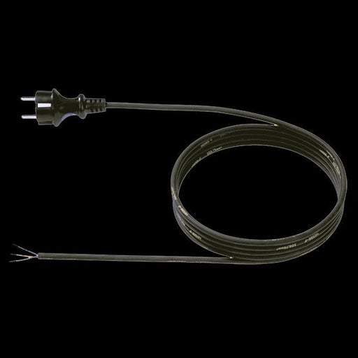 Bachmann - Netzanschlussleitung Schutzkontakt-Zuleitung 320.185 16A/250V,3m,sw