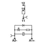 Phoenix Contact - Schaltrelais Relaismodul RIF-0-RPT-24DC/21/MS − 10 Stück