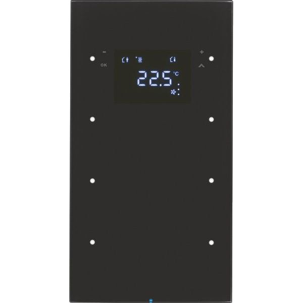 Berker - Bussystem-Tastsensor Touchsensor 3fach 75643055 Glas schwarz