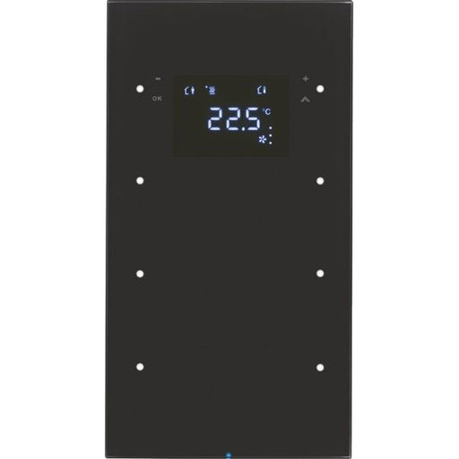 Berker - Bussystem-Tastsensor Touchsensor 3fach 75643055 Glas schwarz