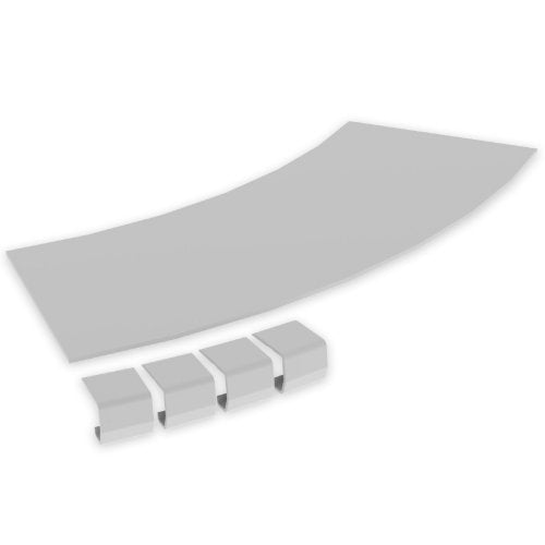 Unex - Deckel Bogen für Kabeltragsystem Abdeckung Flachbogen 67215-44 45 Grad 200 R600