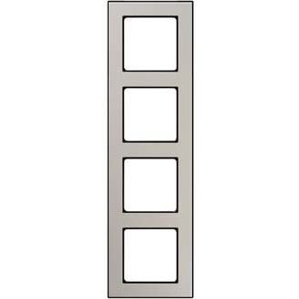 Peha - Abdeckrahmen Rahmen 4-fach D 20.674.222.192 Metal titan-psw