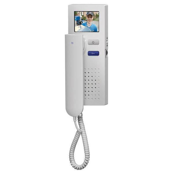 TCS Tür Control - Innenstation für Türkommunikation Video-Objektiv color IVH3222-0140 Innenstation weiß − 1 Stück