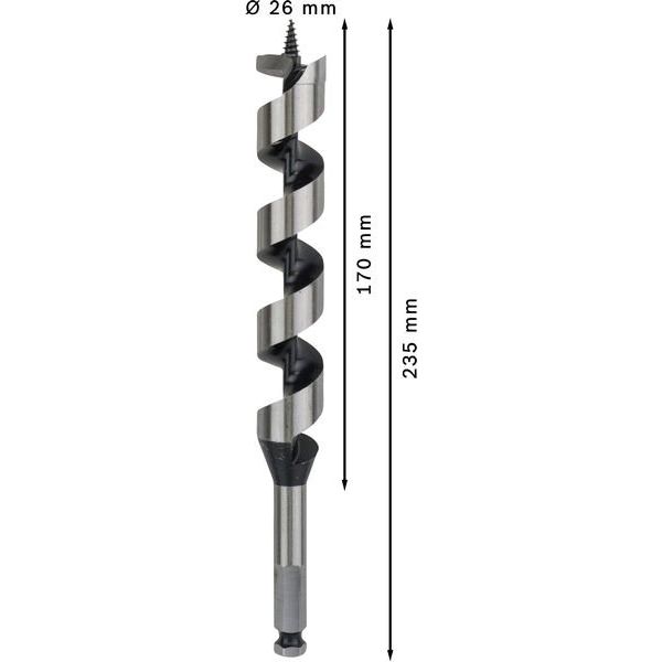 Bosch - Bohrer PRO Wood 2608597636 Holzschlangenbohrer