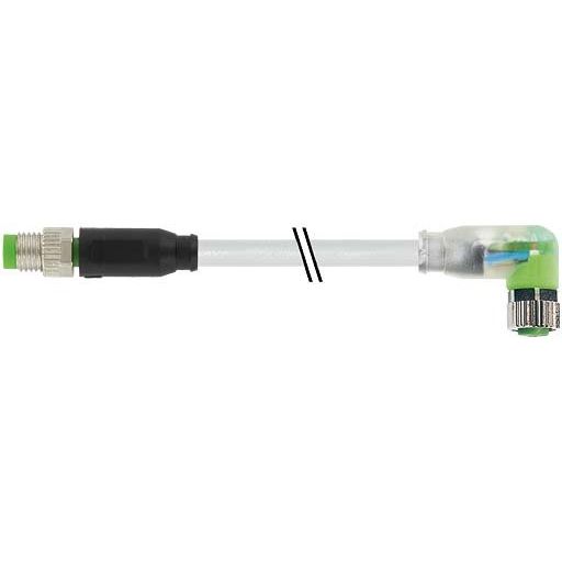 Murrelektronik - Rundsteckverbinder, feldkonfektionierbar (Industriesteckverbinder) Steckverbinder 7000-88041-2300030 M8 St auf M8 Bu