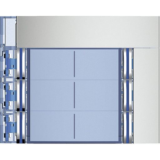 Legrand (BT) - Abdeckrahmen Frontblende Ruftastmodul 352161 6 Ruftasten,Allmetal