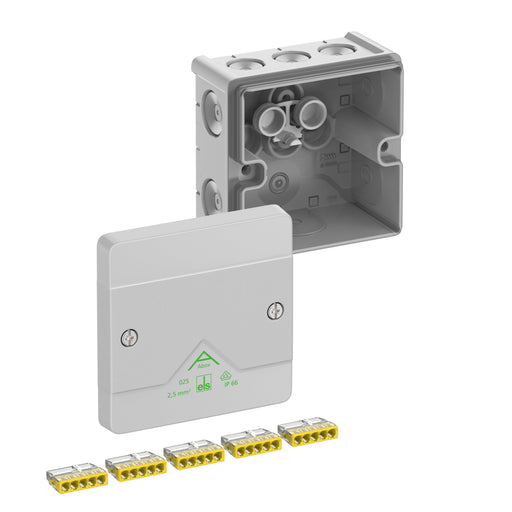 Spelsberg - Dose, Gehäuse für Montage auf der Wand/Decke Abzweigkasten Abox 025-2,5²