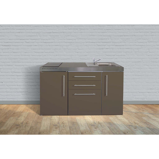 Stengel - Mini-Küche Miniküche Premiumline MPGSMM150GSIKFliBre Mokka metallic