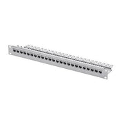 Telegärtner - Patchpanel Kupfer 19Z Modulträger 1HE 100007022 RAL 7035 incl. KAF