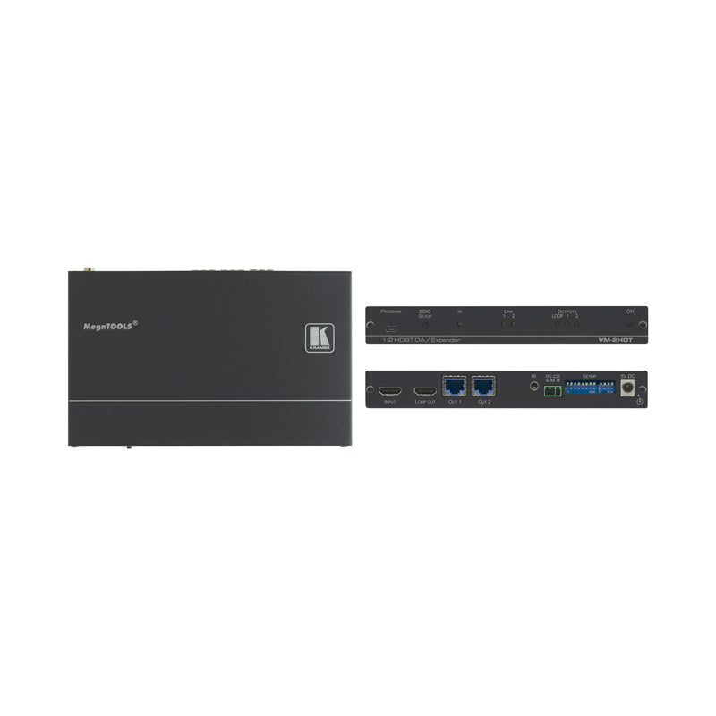 Kramer - Audio/Video-Funksystem 4K HDMI-Verteilverstärker VM-2HDT 1:2+1