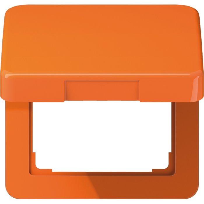 Jung - Abdeckrahmen Klappdeckel orange CD 590 BFKL O mit Rückstellfeder