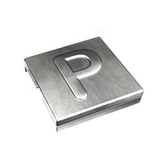 ABB Stotz S&J T&B - Kabelmarkierungssystem Markierungszeichen YID-CHAR-P V4A "P" − 100 Stück
