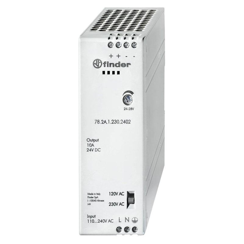 Finder - Gleichstromversorgung Schaltnetzteil 78.2A.1.230.2402 24 V 240 W