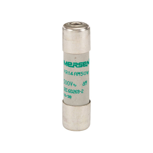 Mersen - Zylindrische Sicherung Sicherungseinsatz zyl. FR14AM50V4P 14x51 gR 4A/500V SB − 10 Stück