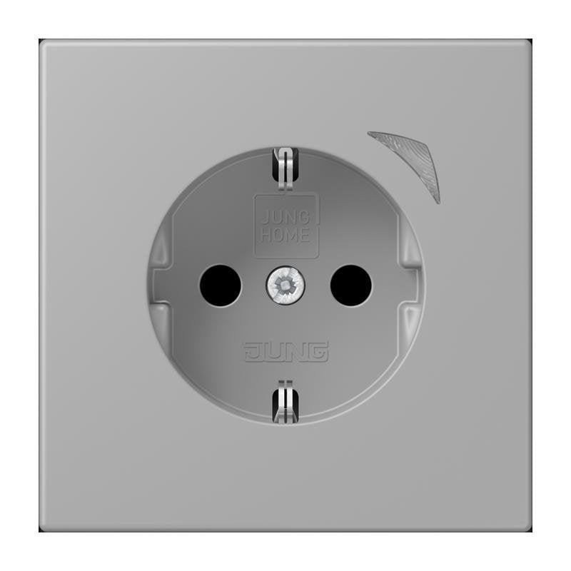 Jung - Steckdose SCHUKO Steckdose BT LC 1521 SE 204 gris moyen (32012)