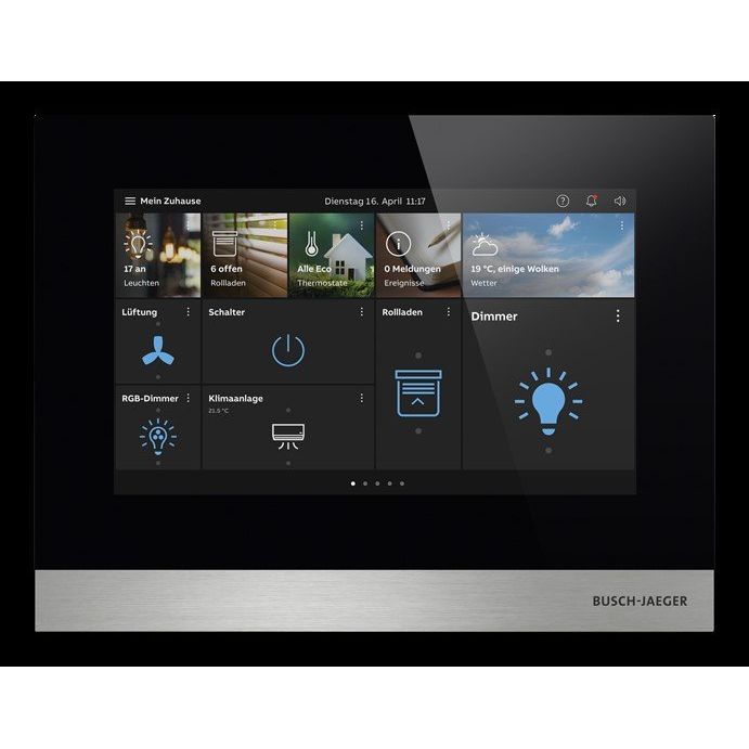 Busch-Jaeger - Innenstation für Türkommunikation IP-Touch H8236-5B-03 7"LAN/LAN