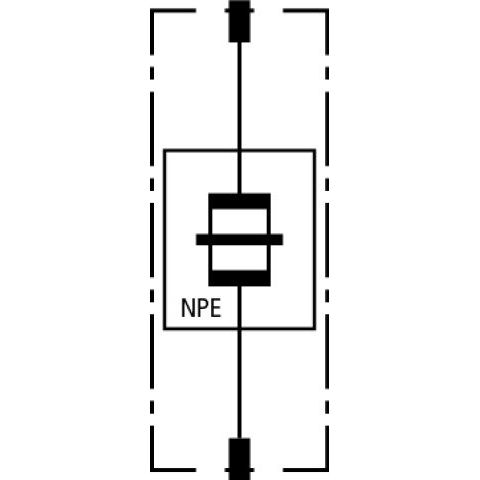 DEHN - Blitzstromableiter für Energietechnik N-PE-Funkenstrecken DGPH MOD 255 Schutzmodul