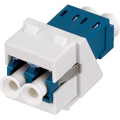 Rutenbeck - LWL-Kupplung LC-D Keystone Modul KMK-LC-D OS2 blau rw SM, OS2 blau, rws