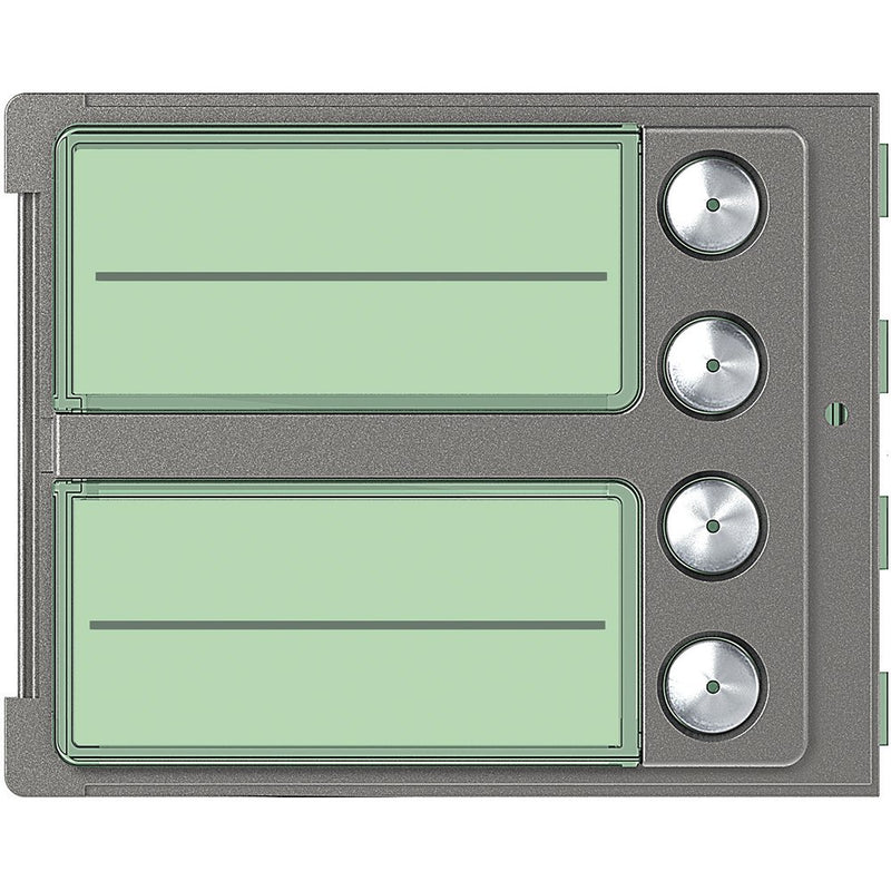 Legrand (BT) - Abdeckrahmen Frontblende Ruftastmodul 352045 4 Ruftasten, Robur