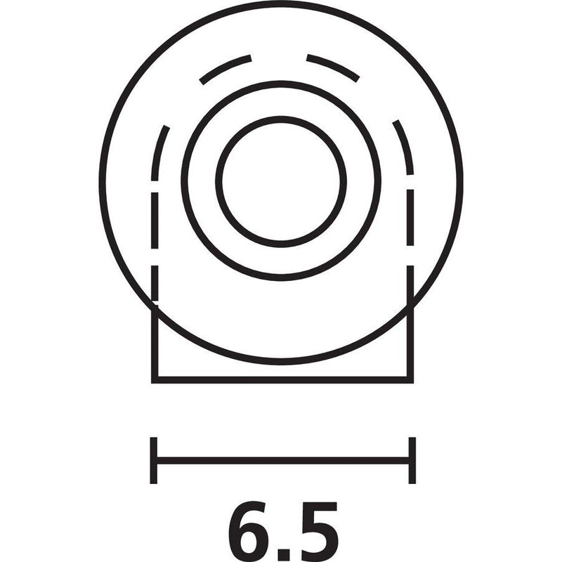 HellermannTyton - Durchführungstülle Schnurschutztülle H126-HV-BK-M1 schwarz − 1000 Stück