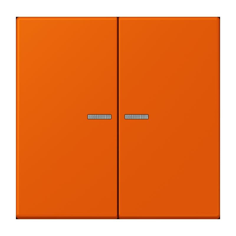 Jung - Abdeckung/Bedienelement für Installationsschalterprogramme Wippe mit Lichtleiter LC 102 KO5 260 orange vif