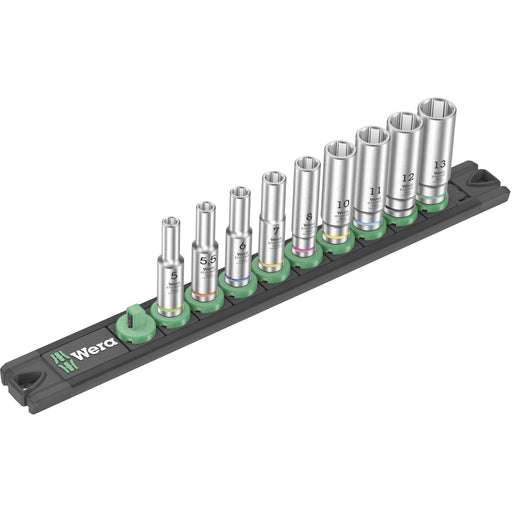 Wera - Steckschlüsselset Nuss-Magnetleiste 05005410001 A Deep 1