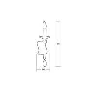 Brumberg Leuchten - Decken-/Wandleuchte Wandleuchte Girata 00809041 1Lp. E14/40W, gold