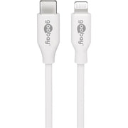 Goobay - Zubehör/Ersatzteile für Batterie/Akku/Ladegerät Sync/Ladekabel 39446 1m,Lightning-USB-C