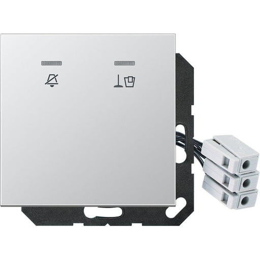 Jung - Abdeckung/Bedienelement für Installationsschalterprogramme Hotelabdeckung AL CU KO5 M 230 mit LED-Einheit 230V