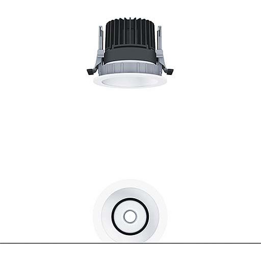 Zumtobel Group - Downlight/Strahler/Flutlicht LED - Downlight PANOS INF #60816791 4000K
