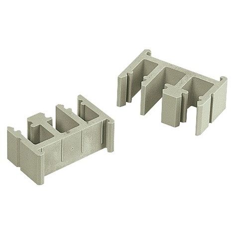 Harting - Zubehör/Ersatzteile für Anschluss- und Verbindungstechnik Kombi-Rastelement 09330009929 Kunststoff, grau − 2 Stück