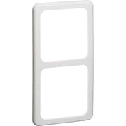 Peha - Abdeckrahmen Rahmen 2-fach ws D 80.672 W waage/senkrecht